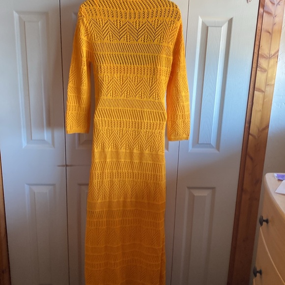 Rag & Bone NWT Long Sleeve Vneck Detachable Slip Open Knit Coverup/Dress medium - Picture 5 of 16